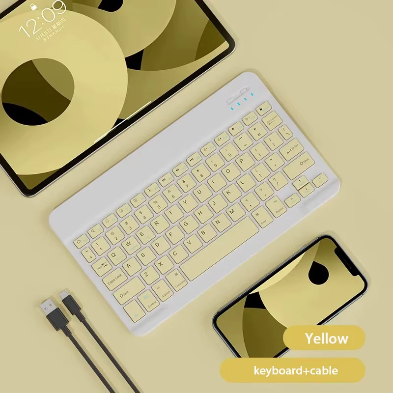 Teclado Magnético de 10 Pulgadas para iPad - Teclado Bluetooth Recargable compatible - Image 20