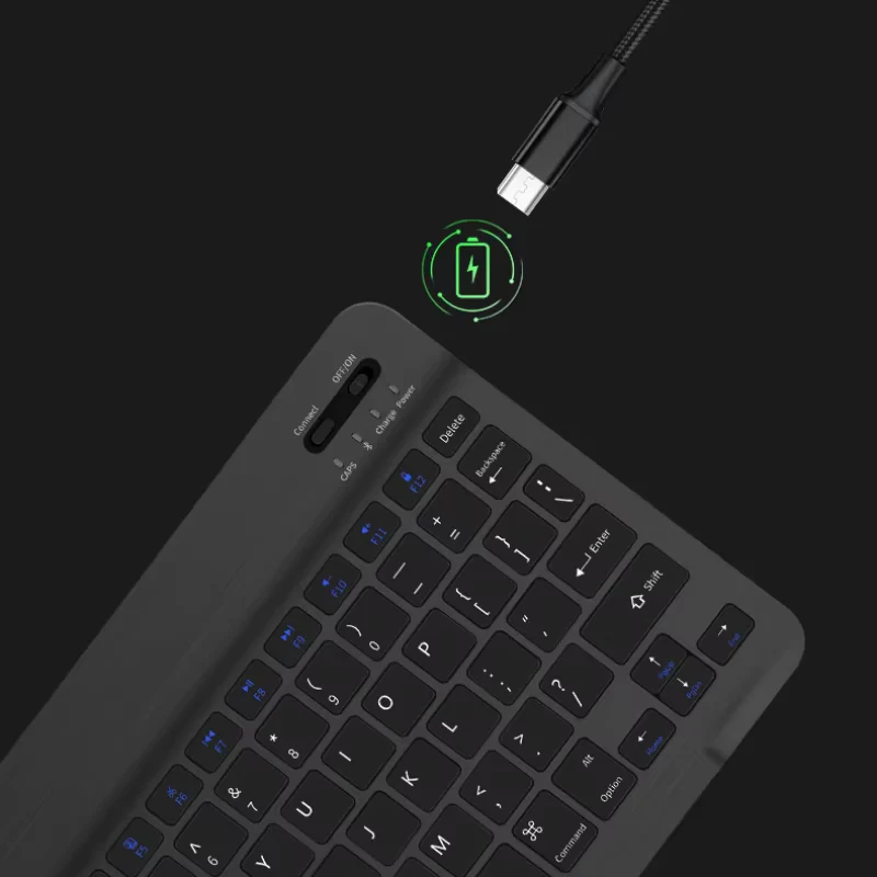 Teclado Magnético de 10 Pulgadas para iPad - Teclado Bluetooth Recargable compatible - Image 4