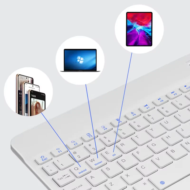 Teclado Magnético de 10 Pulgadas para iPad - Teclado Bluetooth Recargable compatible - Image 5