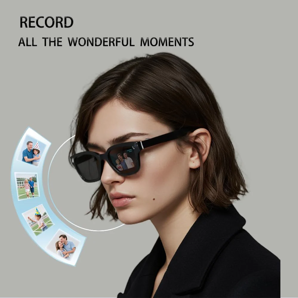Lentes con cámara 4K, gafas inteligentes con IA - Image 4