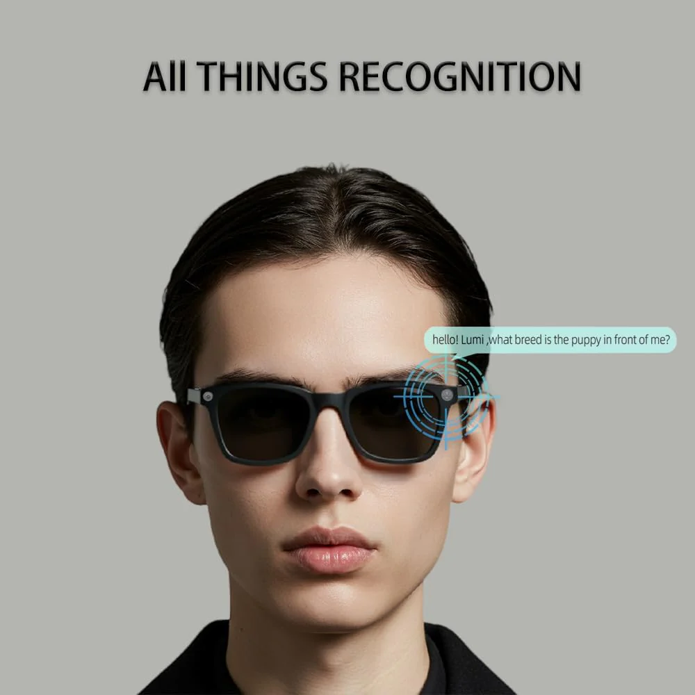 Lentes con cámara 4K, gafas inteligentes con IA - Image 5