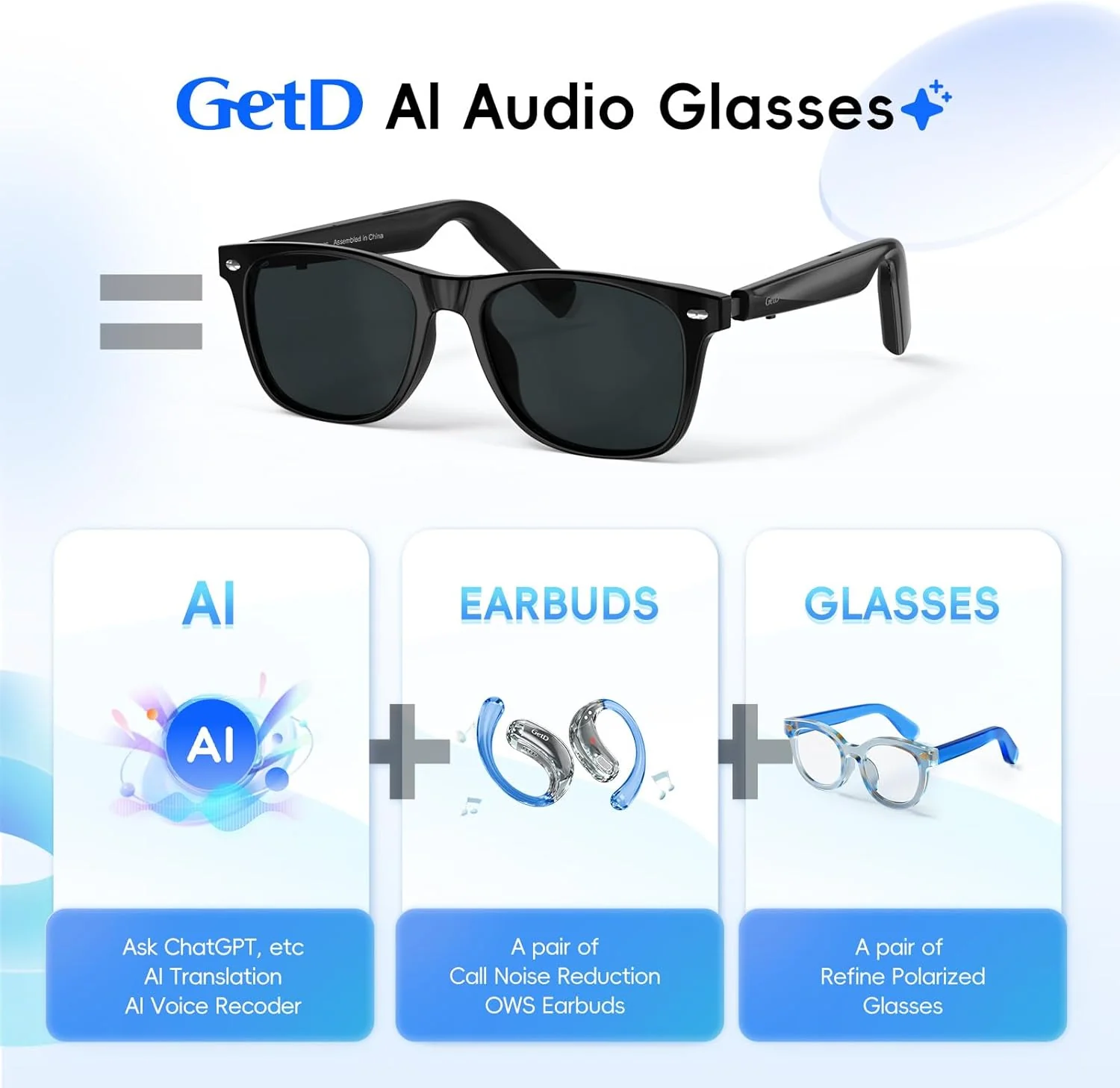 Lentes con IA para hombre y mujer, Con Chatgpt - Image 2
