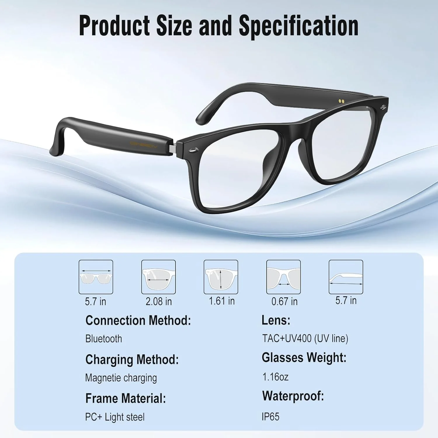 Lentes inteligentes con traducción de IA y chat GPT - Image 9