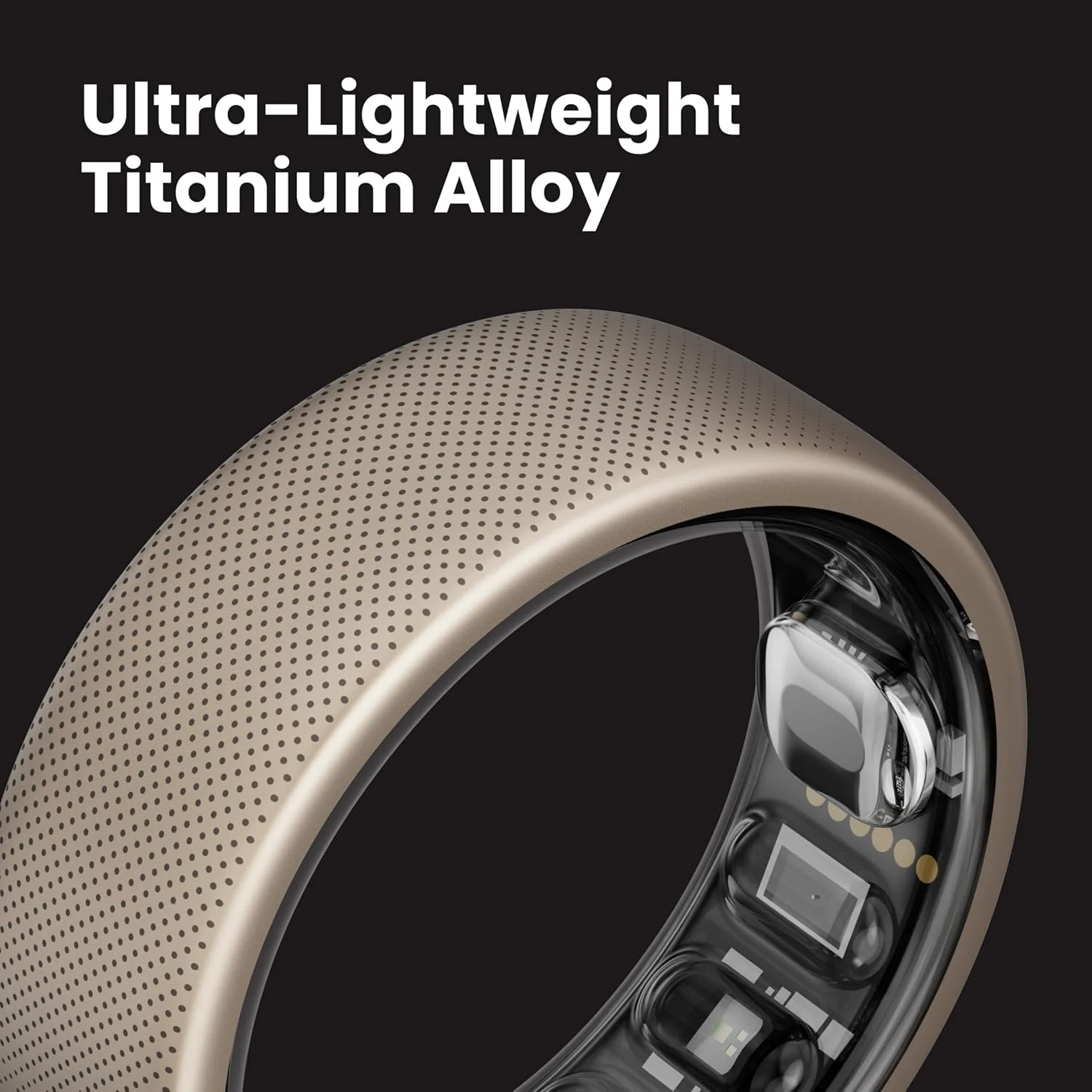 Amazfit Helio Ring Inteligente de Salud, Anillo Rastreador de Fitness, Sin Suscripción, Monitorea el Sueño, la Frecuencia Cardíaca y el Estrés, Aleación de Titanio, Carga Rápida de 1.4 Horas - Image 4