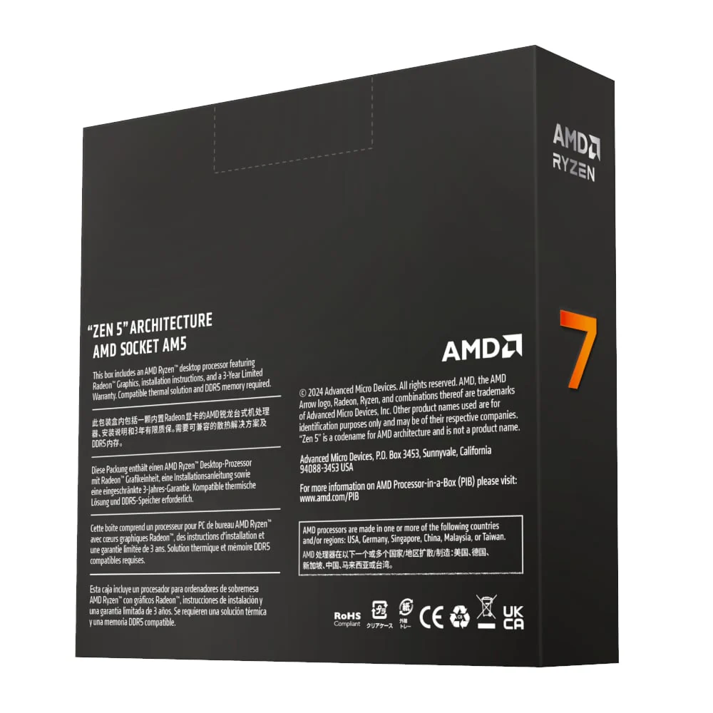 Procesador AMD Ryzen 7 9700X - Image 4