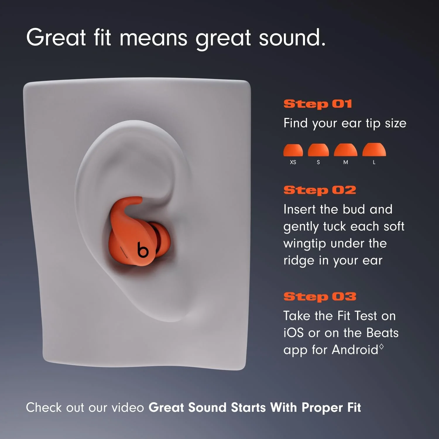 Beats Powerbeats Fit - Auriculares inalámbricos con cancelación de ruido - Image 3