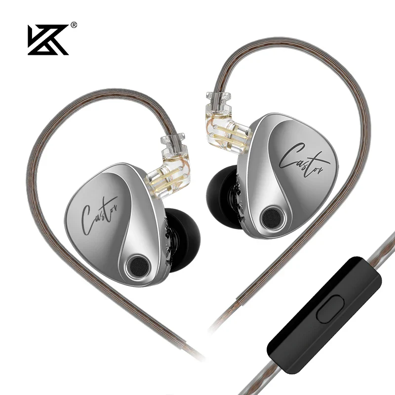 Audífonos KZ Castor 2DD | Sonido HiFi Profesional Sintonizable | Monitor In-Ear - Image 12