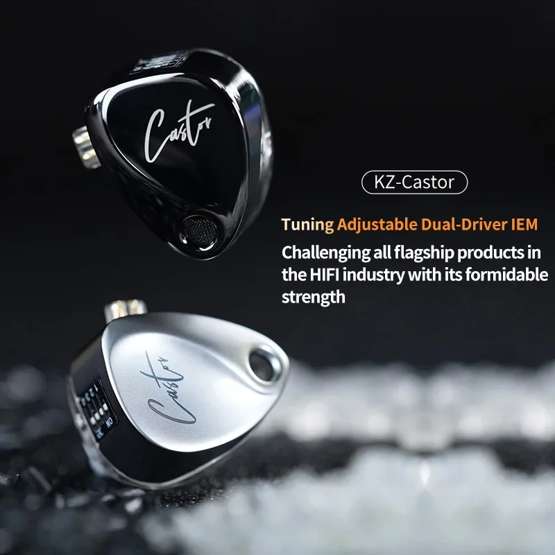Audífonos KZ Castor 2DD | Sonido HiFi Profesional Sintonizable | Monitor In-Ear - Image 5