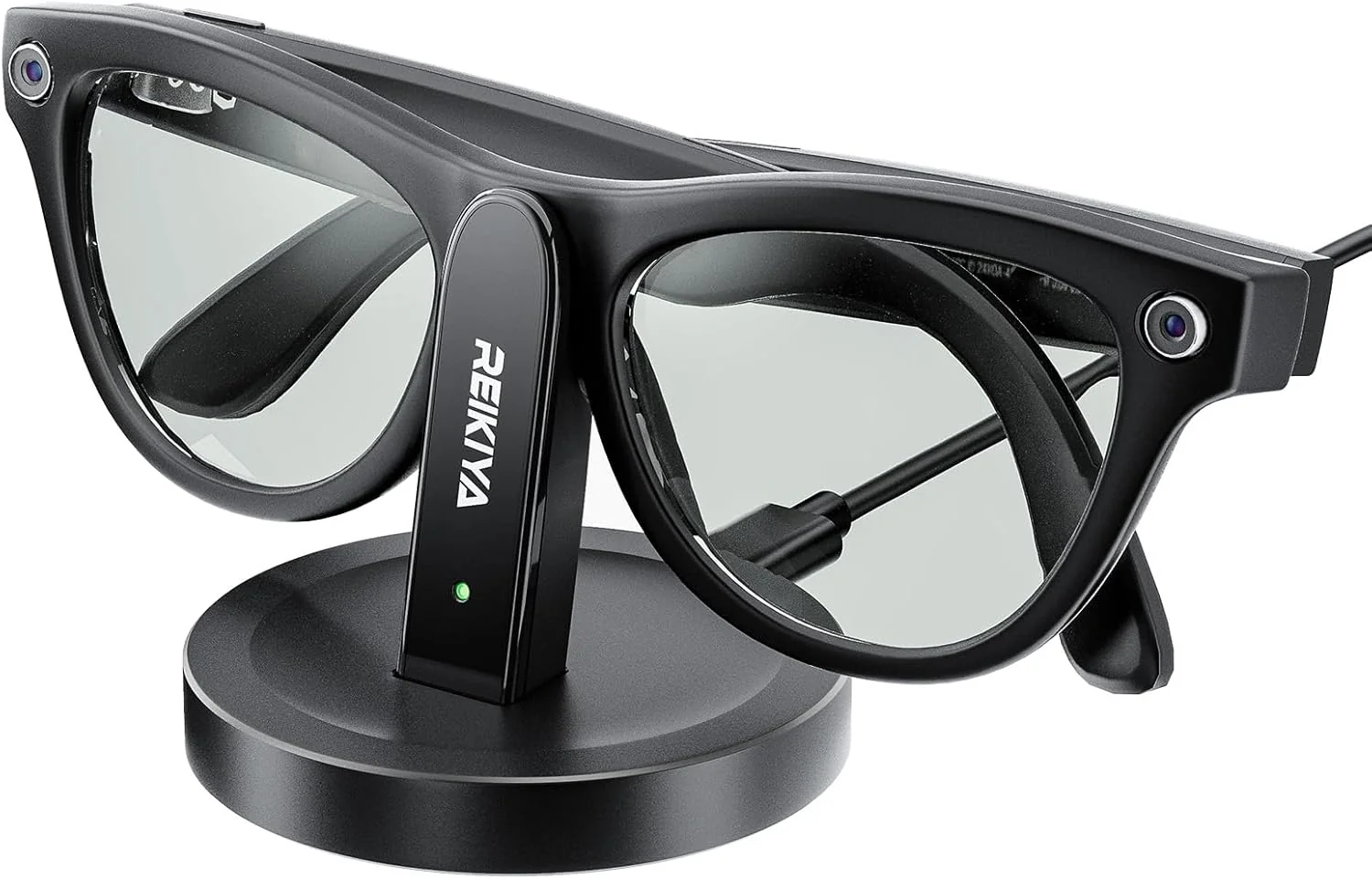 Base de carga para gafas inteligentes Ray-Ban Meta, base de carga portátil para Wayfarer, Headliner y Skyler con cable USB-C de 1 m, cargador para gafas Ray-Ban Meta y accesorios Ray-Ban Meta.