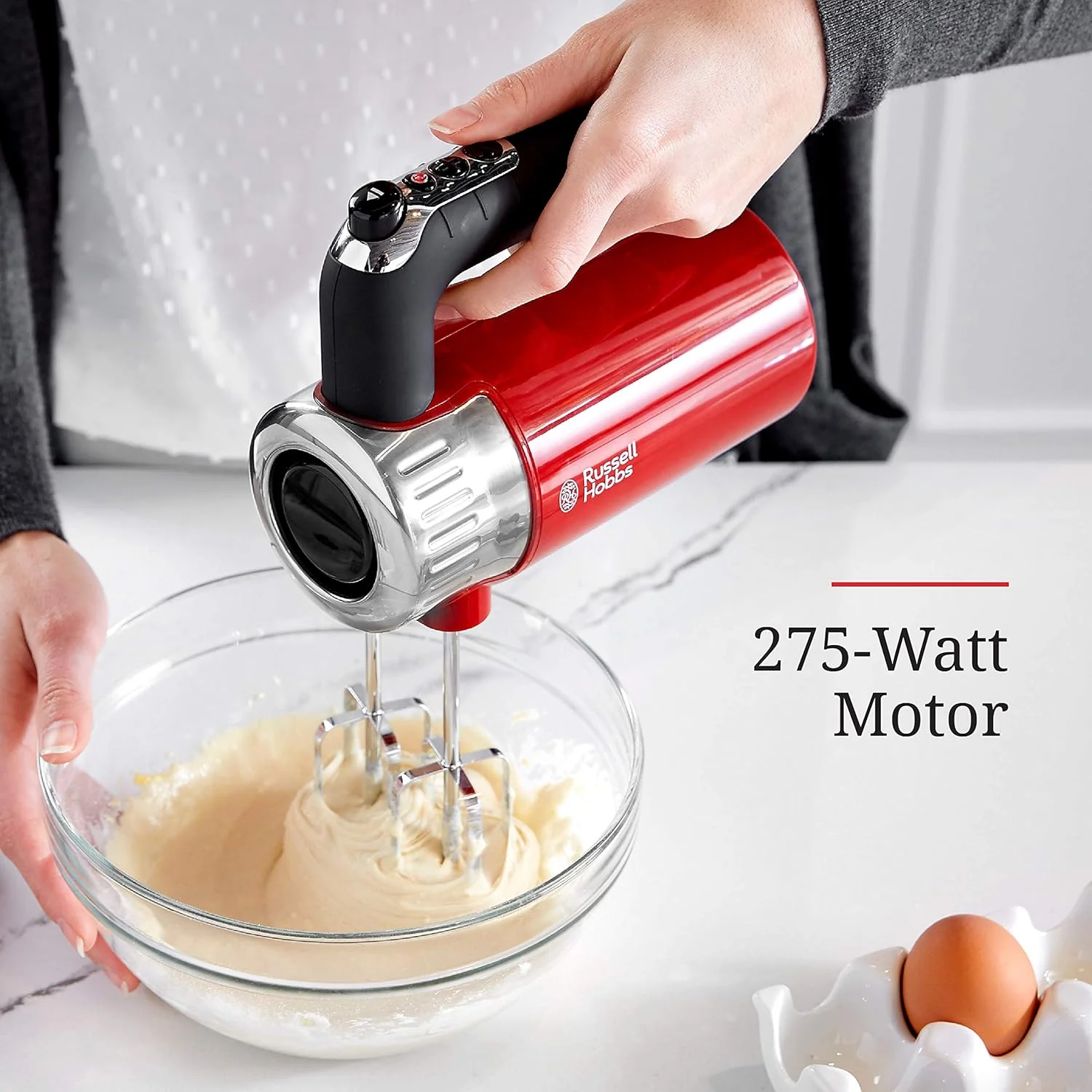Batidora de Mano Russell Hobbs Retro Style | 275W y Accesorios - Image 3