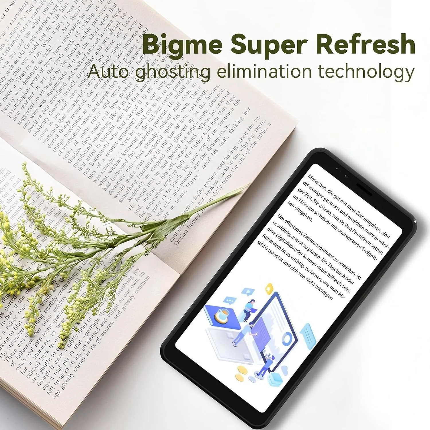 Bigme Celular de Tinta Electronica HiBreak 5.84" – Pantalla HD con Cámaras OCR 13MP y Asistente de Voz IA - Image 6
