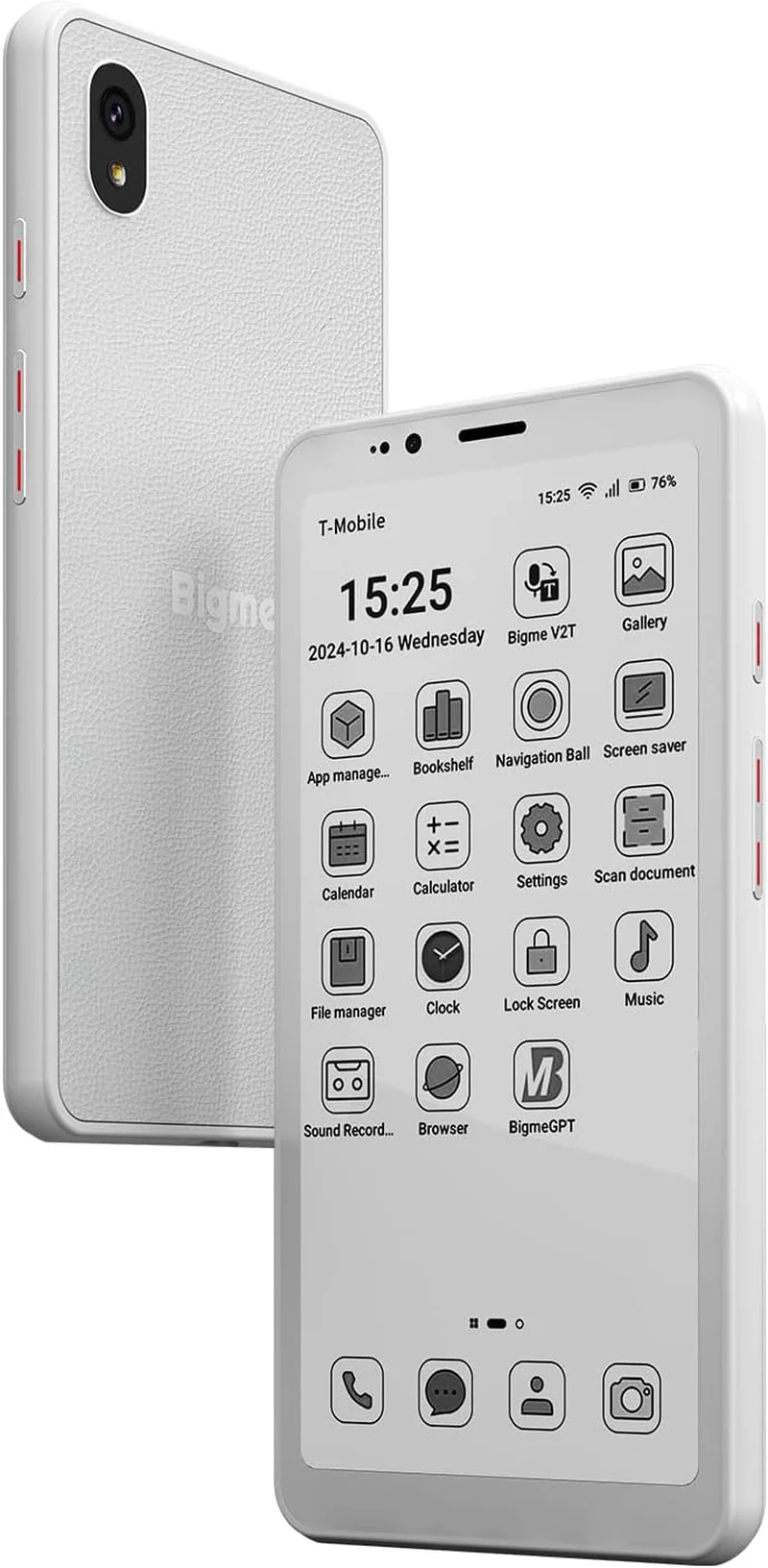 Bigme Celular Inteligente Tinta Electronica HiBreak S – Pantalla Tinta Electrónica 5.84" con Android 14, 4G LTE y 128GB - Image 9