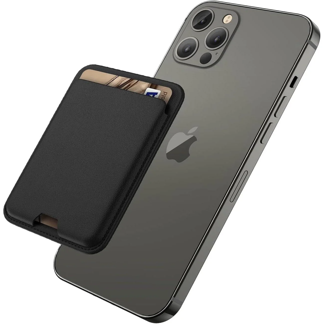 Billetera magnética compatible con iPhone 11, iPhone 12, iPhone 13, iPhone 14, iPhone 15, iPhone 16