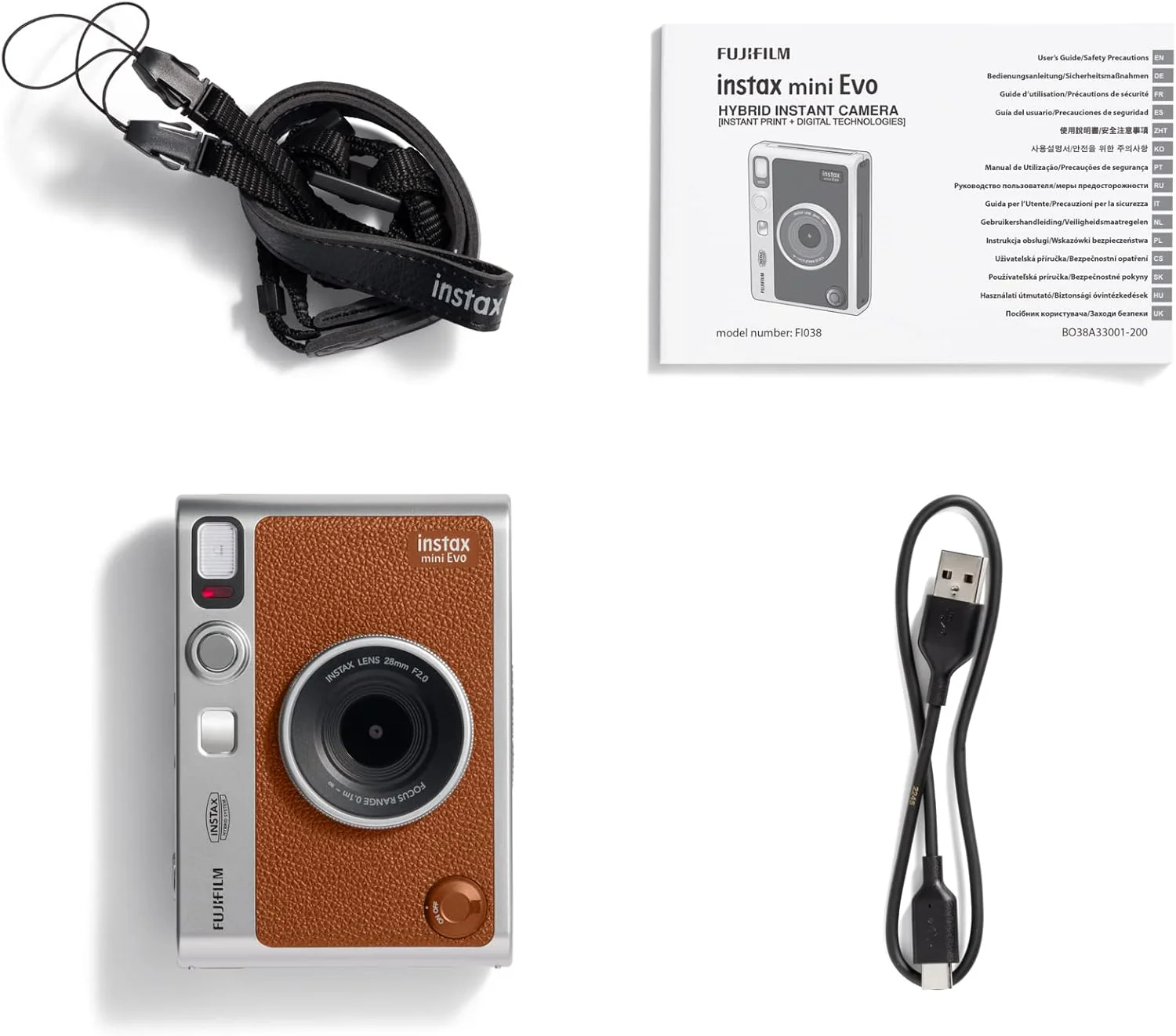 Cámara Híbrida Fujifilm Instax Mini Evo – Instantánea Digital con 100 Efectos Creativos, Bluetooth y Palanca de Impresión - Image 7