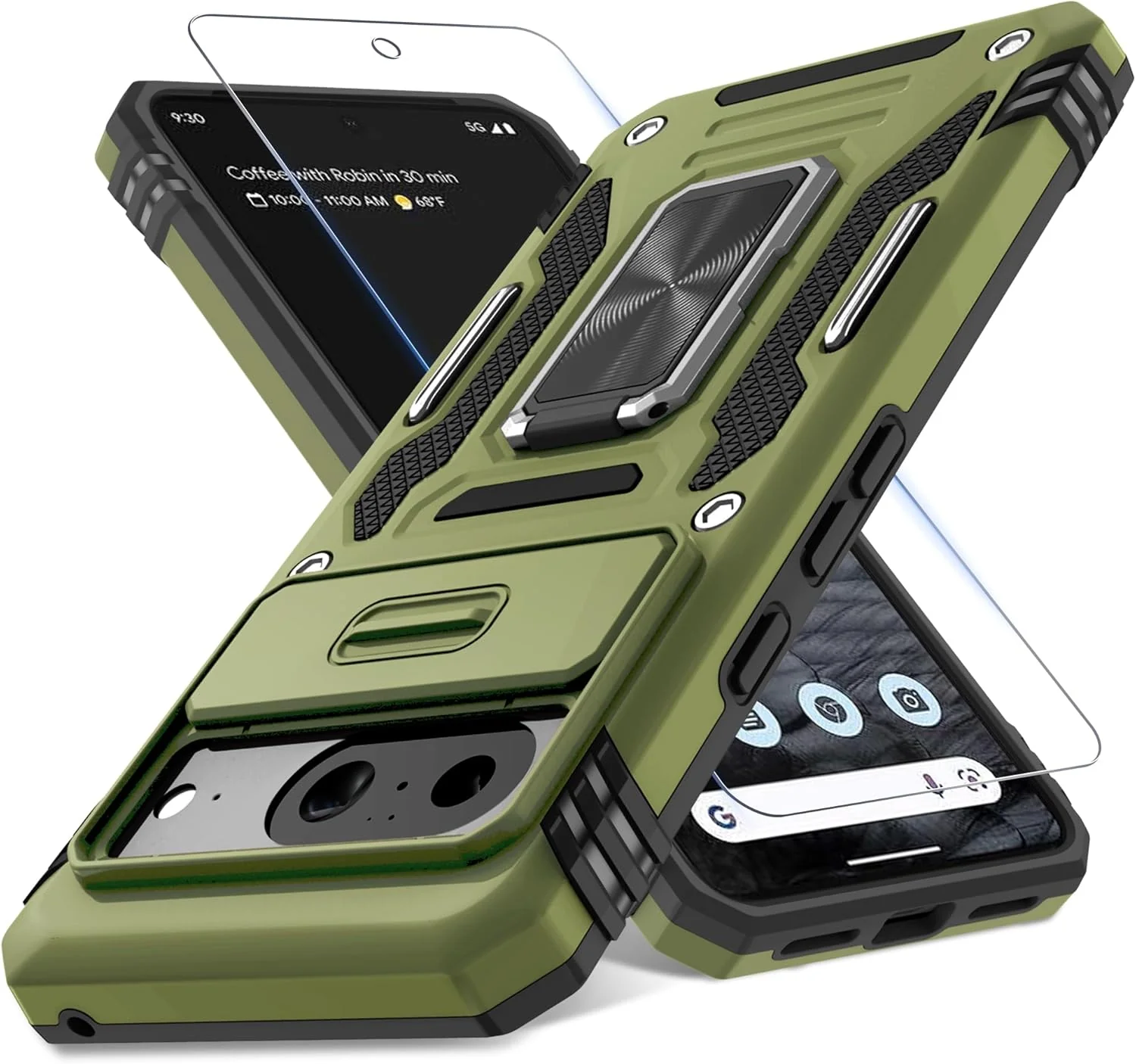 Carcasa Antichoques Grado Militar para Google Pixel 10 / 10 Pro con Soporte y Protector - Image 16