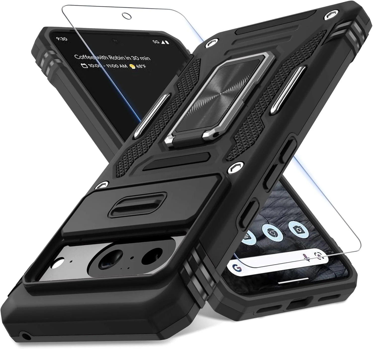 Carcasa Antichoques Grado Militar para Google Pixel 10 / 10 Pro con Soporte y Protector - Image 17