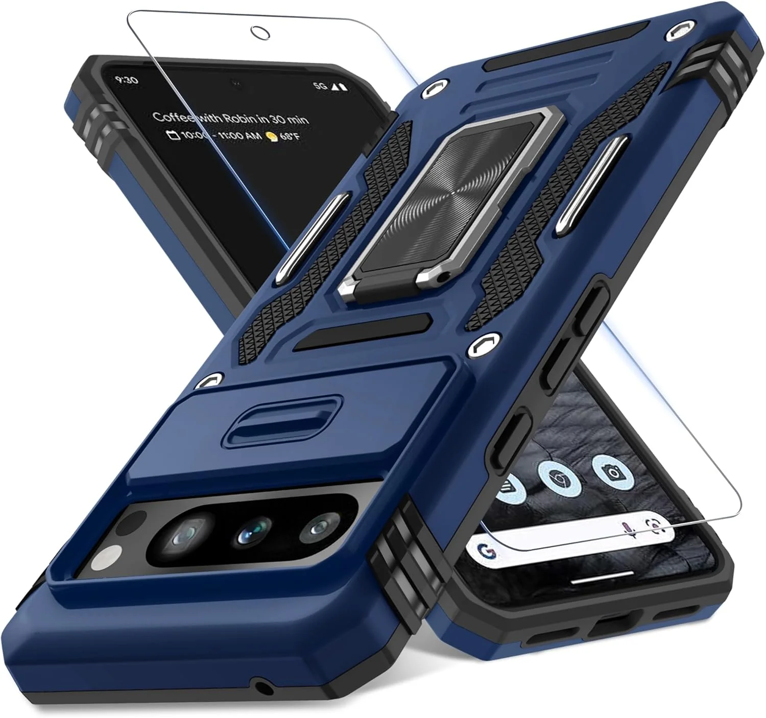 Carcasa Antichoques Grado Militar para Google Pixel 10 / 10 Pro con Soporte y Protector - Image 19