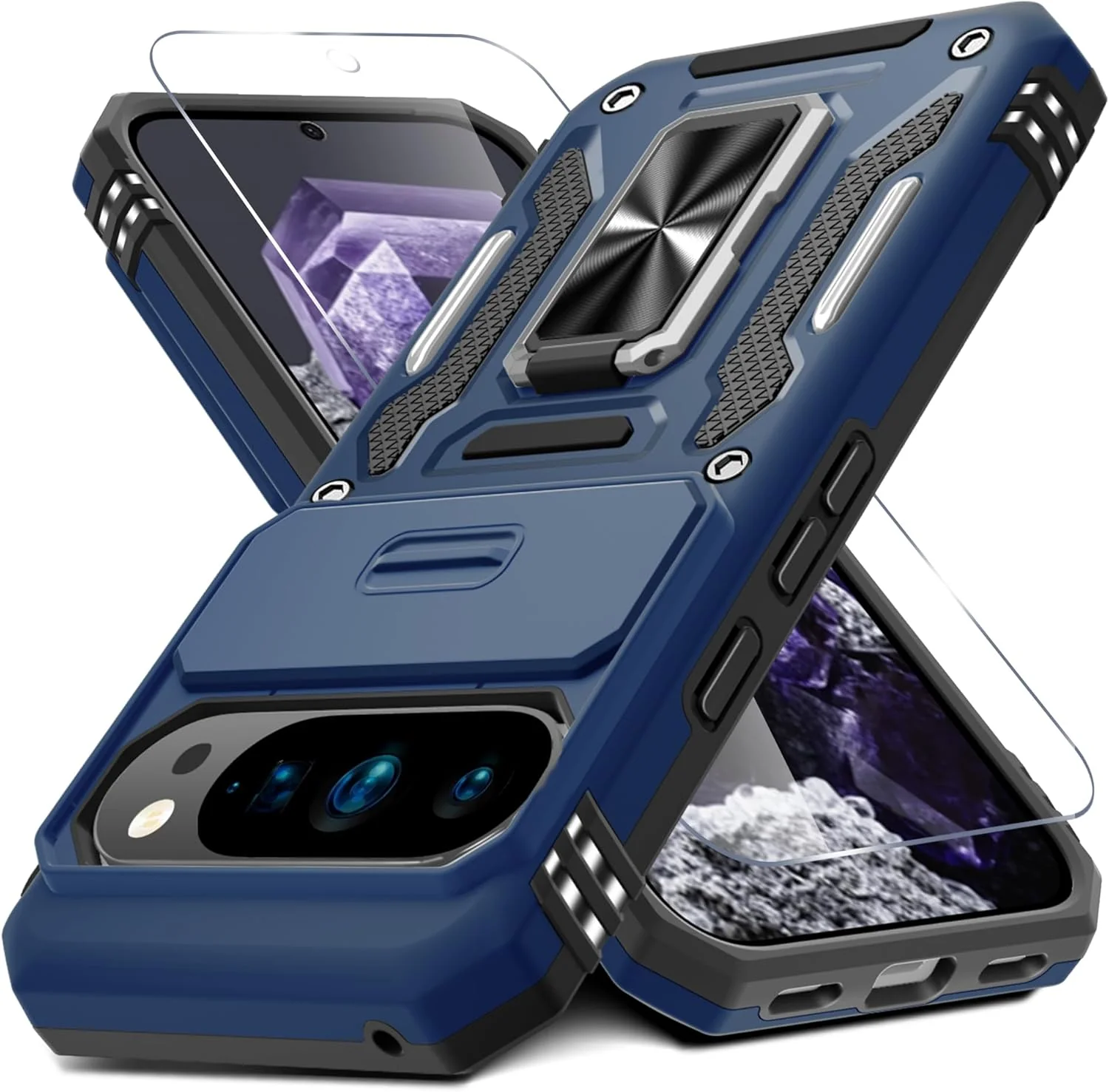 Carcasa Antichoques Grado Militar para Google Pixel 10 / 10 Pro con Soporte y Protector - Image 20