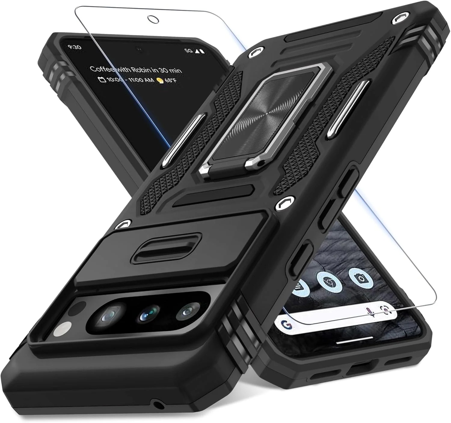 Carcasa Antichoques Grado Militar para Google Pixel 10 / 10 Pro con Soporte y Protector - Image 26