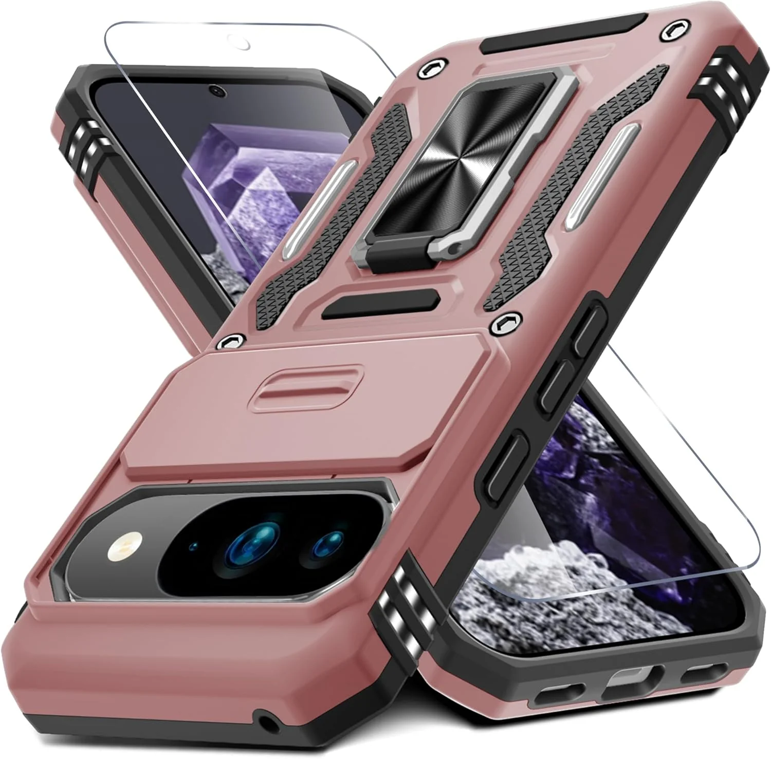 Carcasa Antichoques Grado Militar para Google Pixel 10 / 10 Pro con Soporte y Protector - Image 31