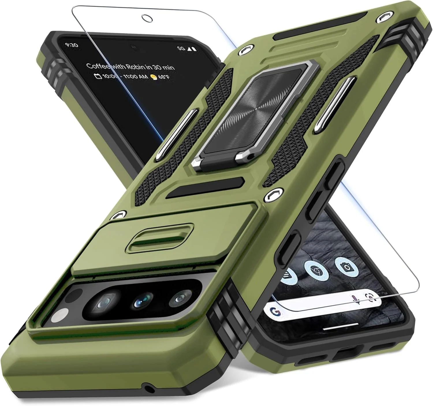 Carcasa Antichoques Grado Militar para Google Pixel 10 / 10 Pro con Soporte y Protector - Image 38