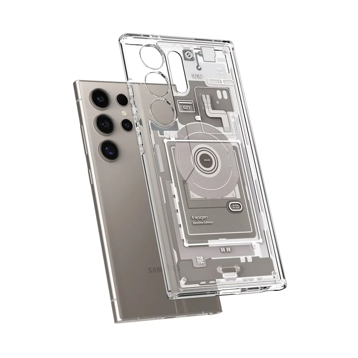 Carcasa Spigen S24 Ultra (protección militar) Zero One Titanio - Image 7