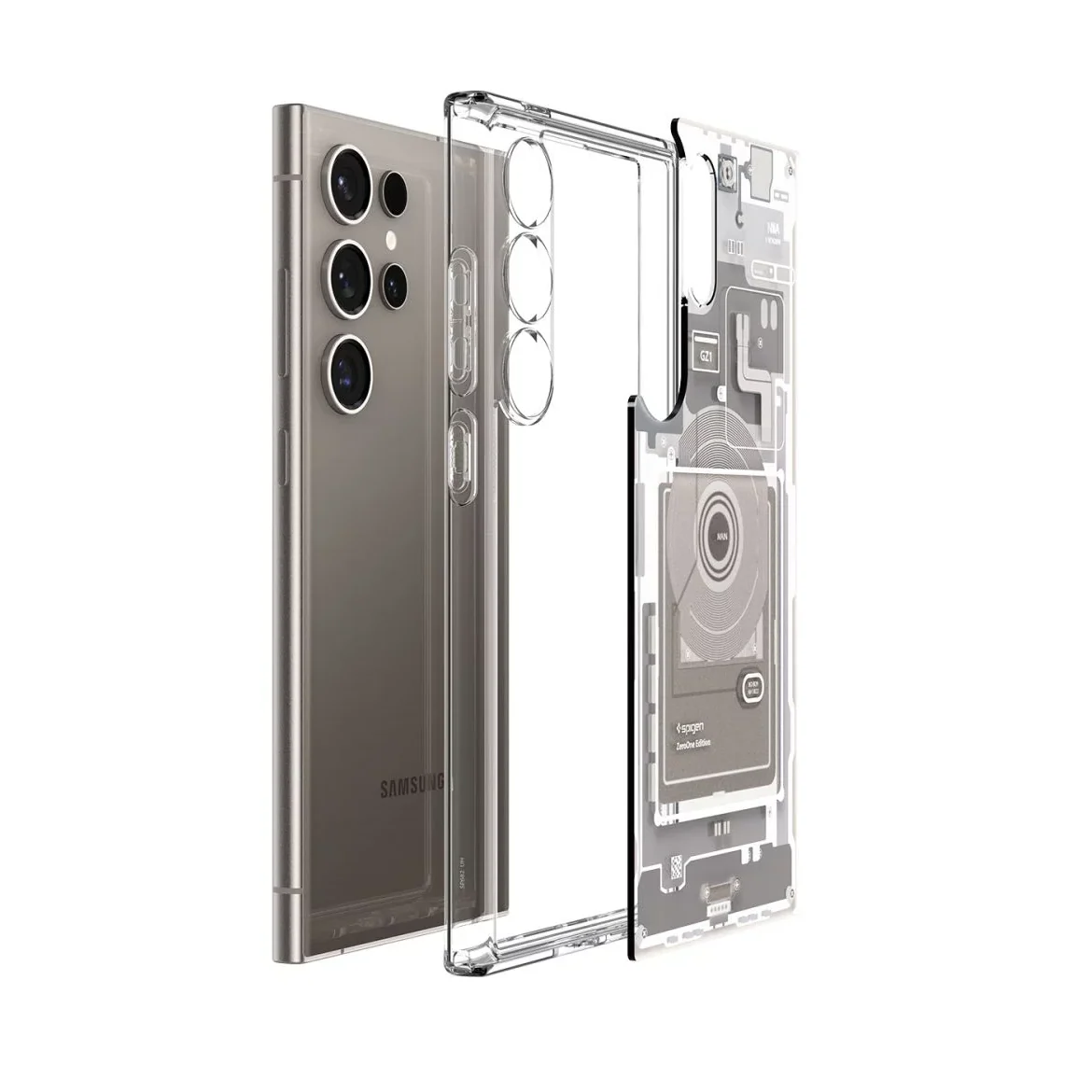 Carcasa Spigen S24 Ultra (protección militar) Zero One Titanio - Image 9