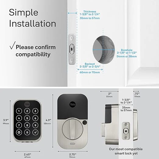 Cerradura Inteligente Yale Assure Lock SL - Wi-Fi, Bluetooth y Pantalla Táctil - Image 4