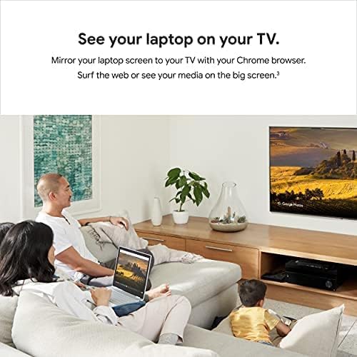 Chromecast - Dispositivo de transmisión con cable HDMI - Transmite programas, música, fotos y deportes desde tu teléfono a tu televisor, incluye funda y paño de limpieza (versión japonesa) - Compatible con EE. UU. - Image 7