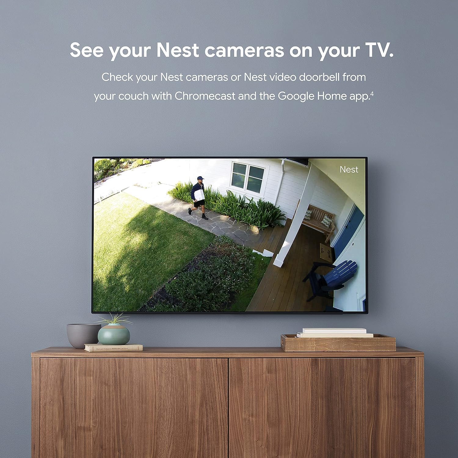 Chromecast - Dispositivo de transmisión con cable HDMI - Transmite programas, música, fotos y deportes desde tu teléfono a tu televisor, incluye funda y paño de limpieza (versión japonesa) - Compatible con EE. UU. - Image 8