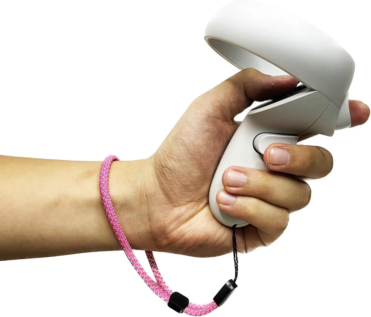 Correas de muñeca reflectantes de repuesto mejoradas para el controlador Oculus Quest de 2.ª generación. Correa de mano ajustable, resistente y cómoda. Tapón de resina negra de fácil colocación. - Image 15