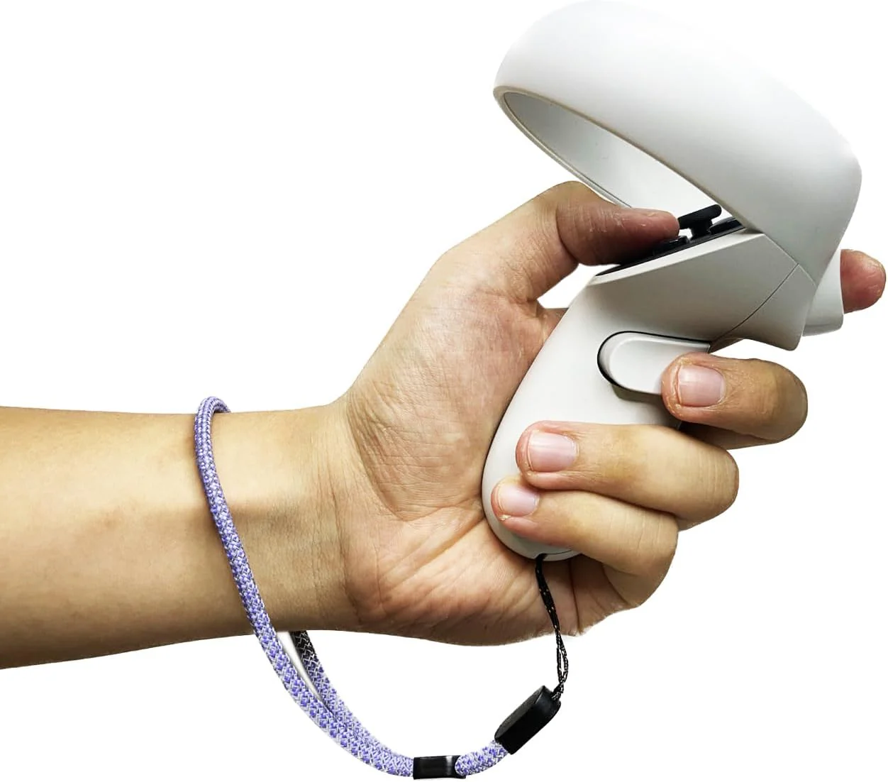 Correas de muñeca reflectantes de repuesto mejoradas para el controlador Oculus Quest de 2.ª generación. Correa de mano ajustable, resistente y cómoda. Tapón de resina negra de fácil colocación. - Image 16