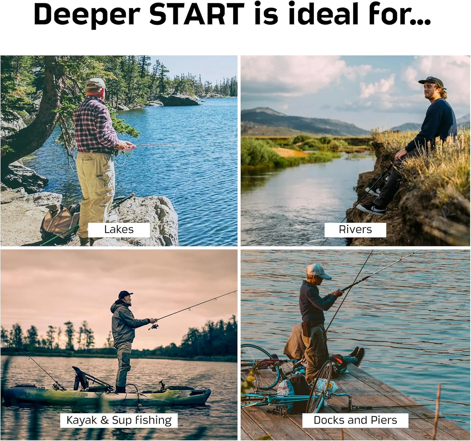 Deeper Sonda de Pesca Inalámbrica START – Conexión WiFi, Alcance 50m y App Móvil (Ideal Orilla) - Image 3