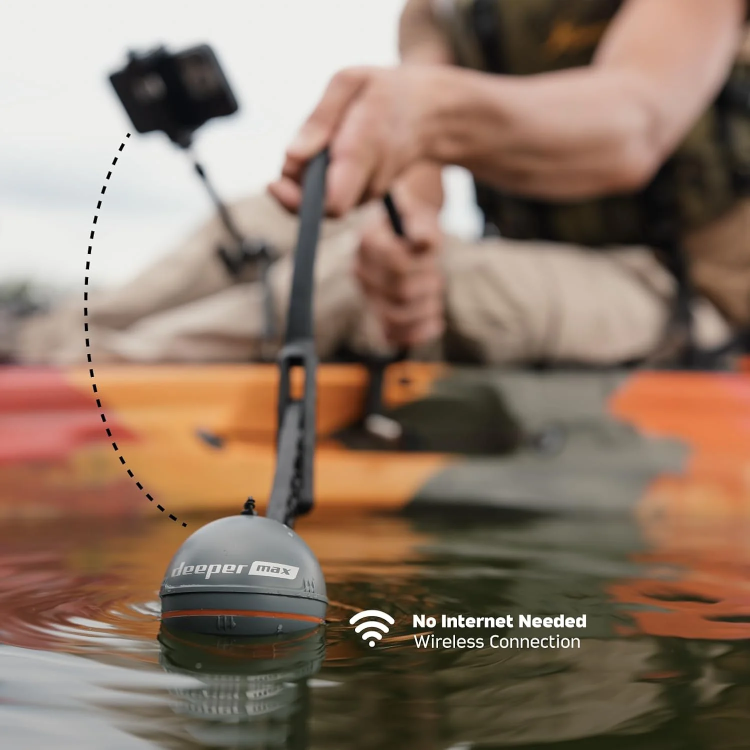 Deeper Sonda de Pesca MAX CHIRP+ 2 – Sonar Inteligente con GPS, Tecnología CHIRP y Batería 15h (Tope de Gama) - Image 5