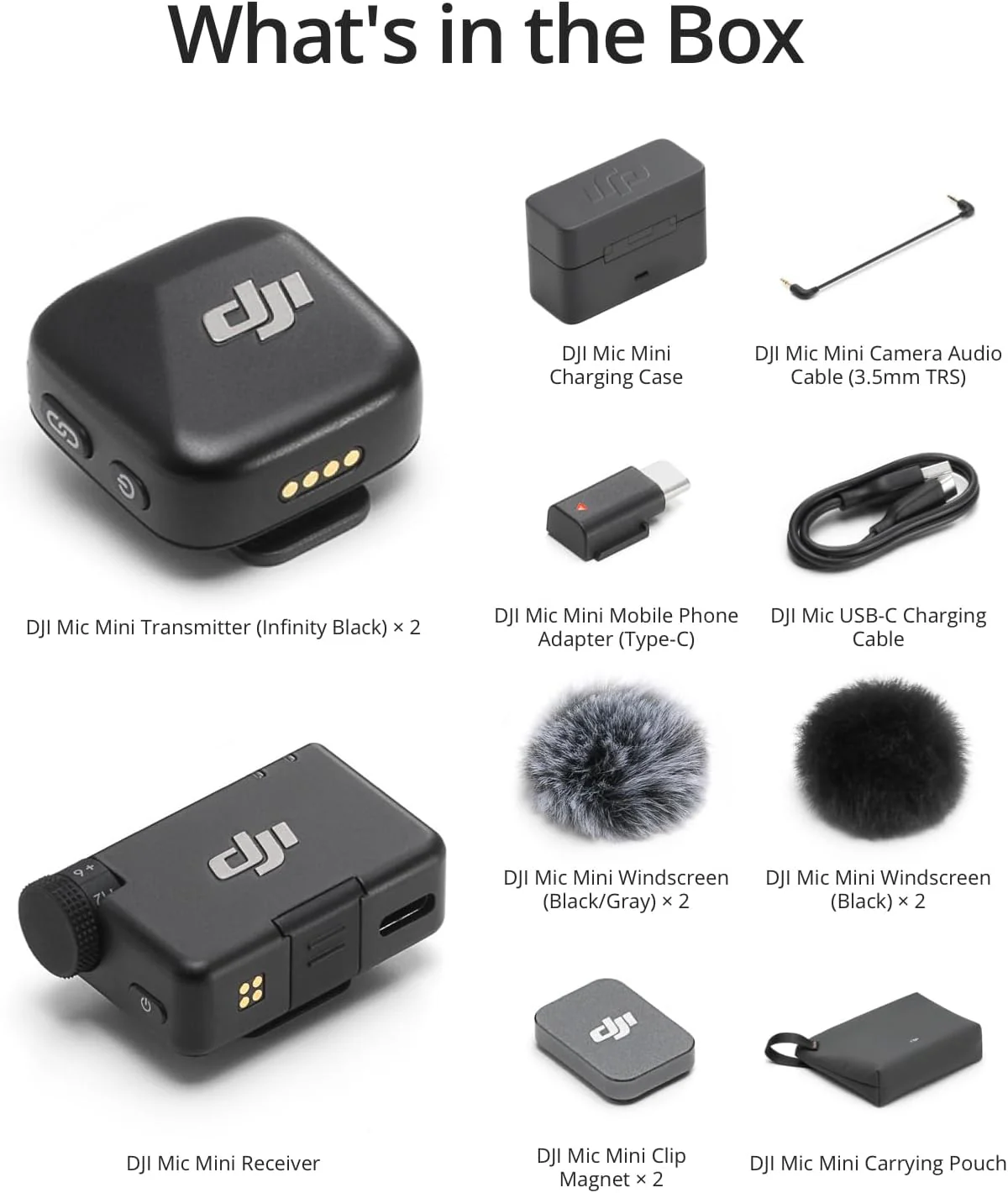 DJI Mic Mini: Micrófono Inalámbrico Lavalier Ultraligero, 48 Horas de Batería, ANC y 2 Micrófonos Deco Gear Adicionales - Image 6