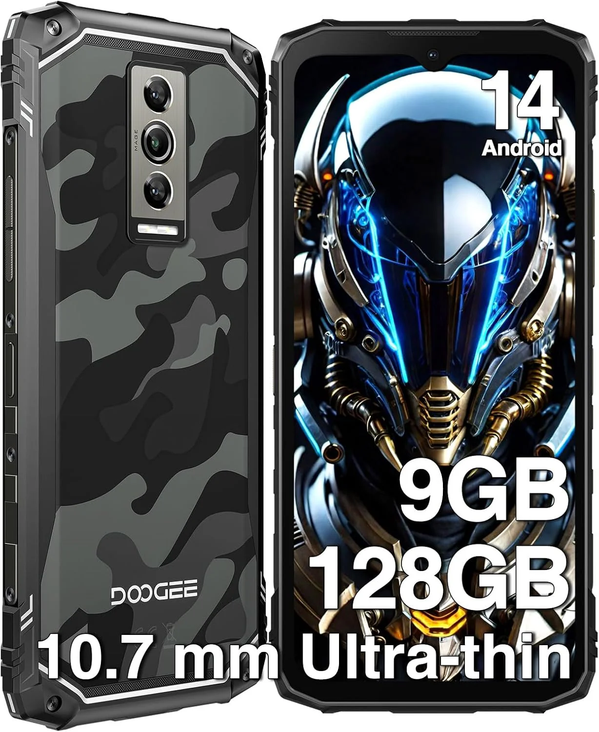 DOOGEE Blade 10 Version Global : Celular Indestructible Diseño Slim, Batería 5150mAh y 128GB - Image 9