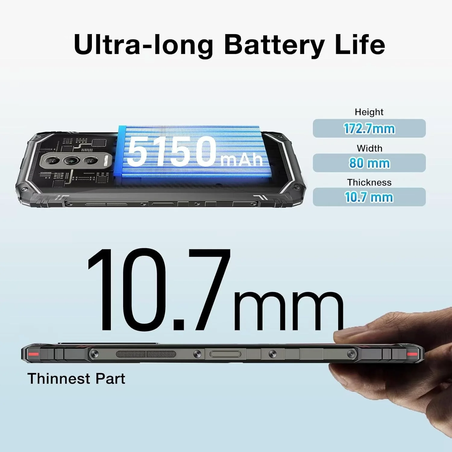 DOOGEE Blade 10 Ultra (2025) Version Global Celular Indestructible Diseño Ligero, 256GB y Cámara 50MP - Image 7