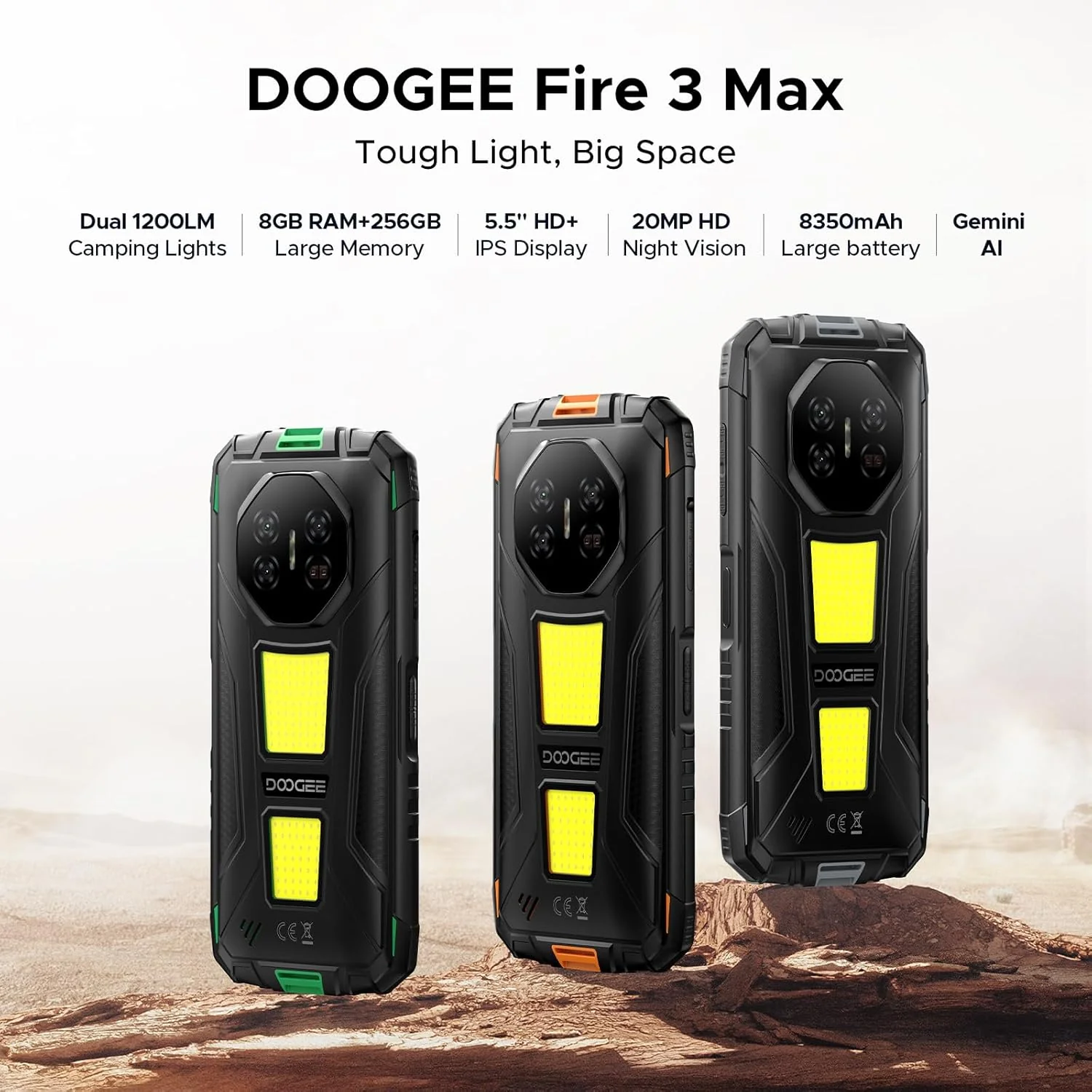 DOOGEE Fire 3 Max Version Global - Celular Indestructible Compacto (5.5") con Visión Nocturna | 32GB+256GB - Image 8