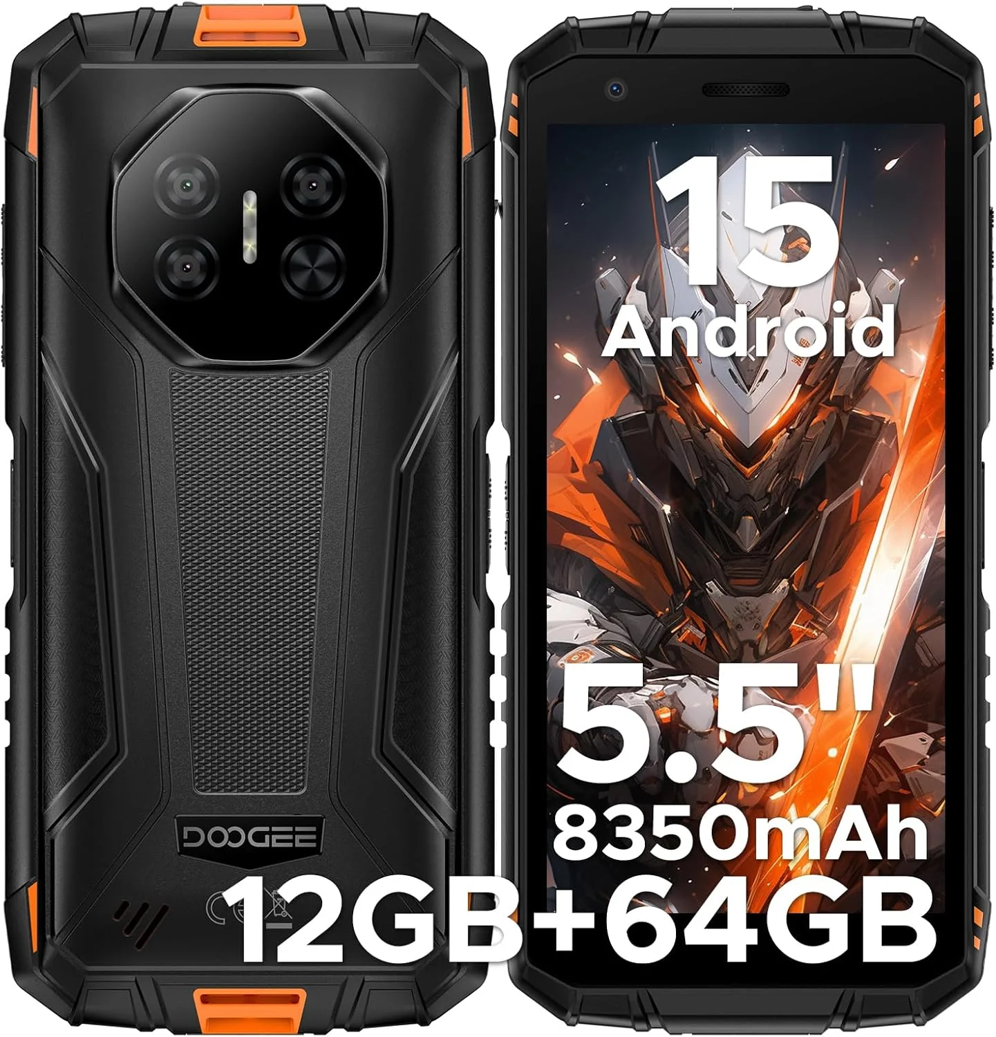 DOOGEE Fire 3 Version Global Celular Indestructible Pantalla 5.5", 8350mAh y Android 15 (Resistente al Agua/Golpes) - Image 10