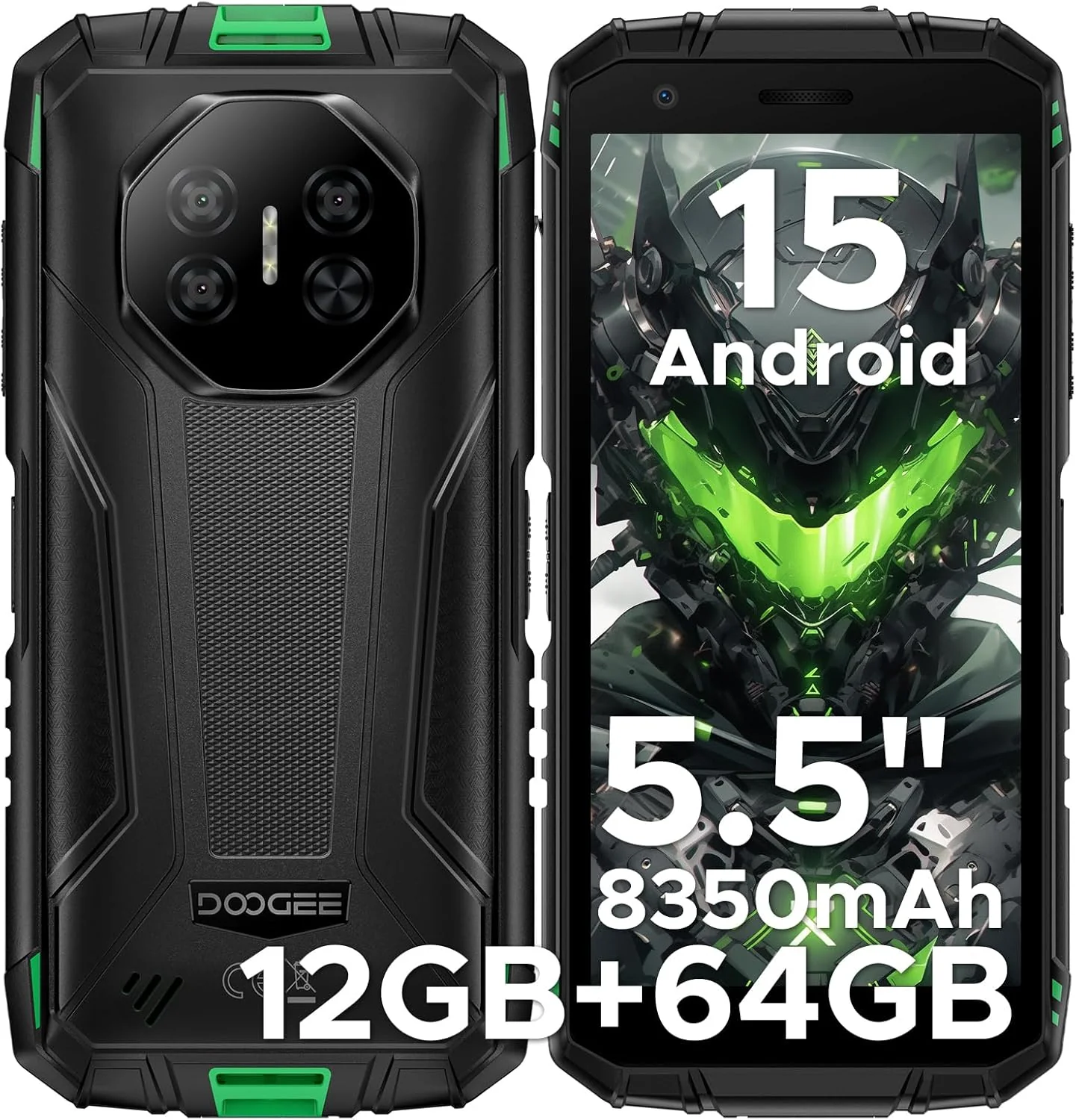 DOOGEE Fire 3 Version Global Celular Indestructible Pantalla 5.5", 8350mAh y Android 15 (Resistente al Agua/Golpes) - Image 11