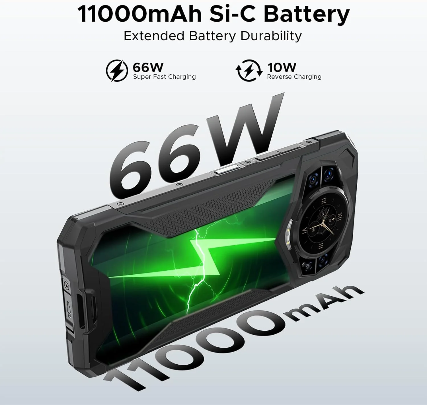 DOOGEE S200 Plus 5G Version Global -Celular Indestructible con Pantalla Trasera AMOLED | 36GB+512GB y 10100mAh - Image 6