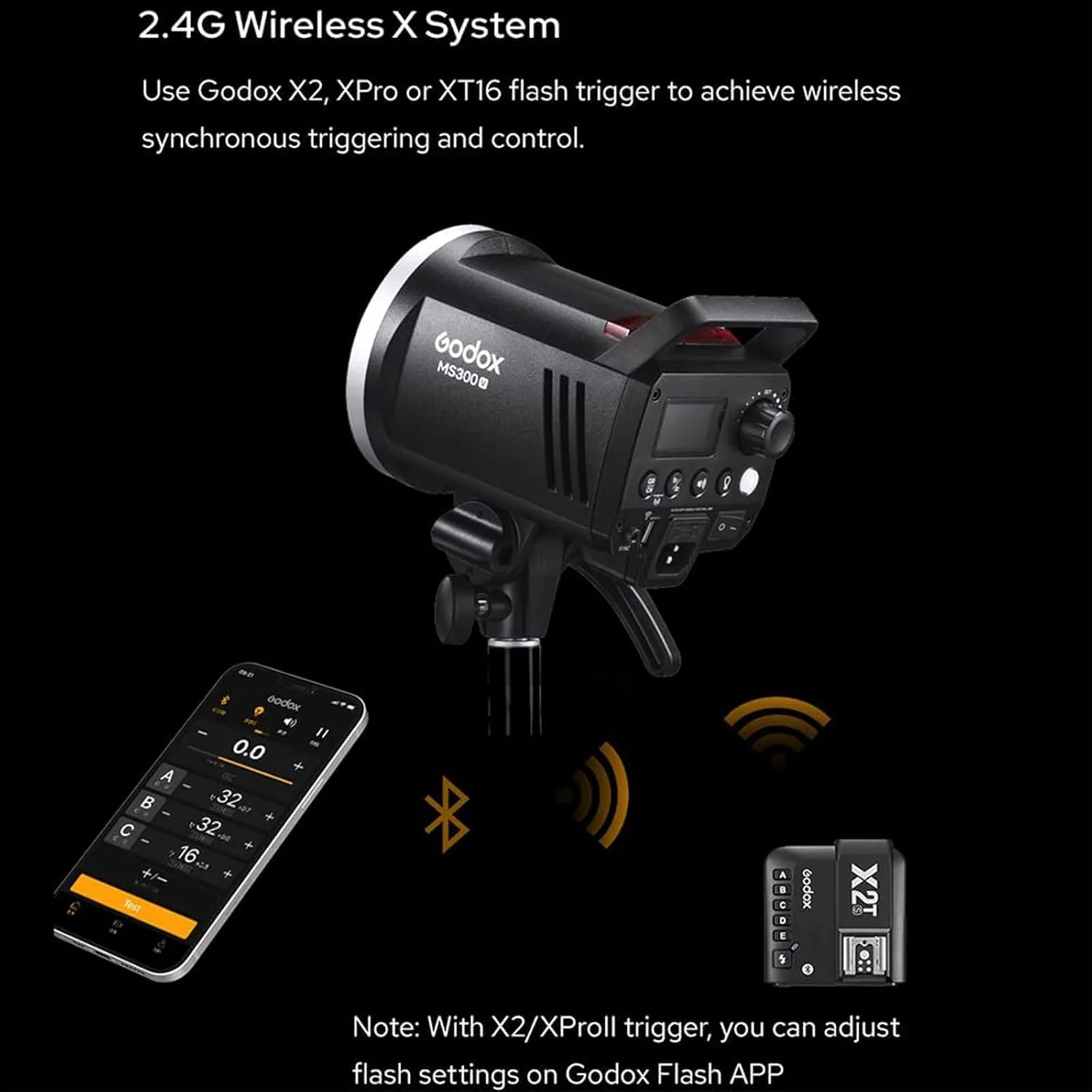 Flash de Estudio Godox MS300-V 300W | Luz LED y Montura Bowens - Image 5