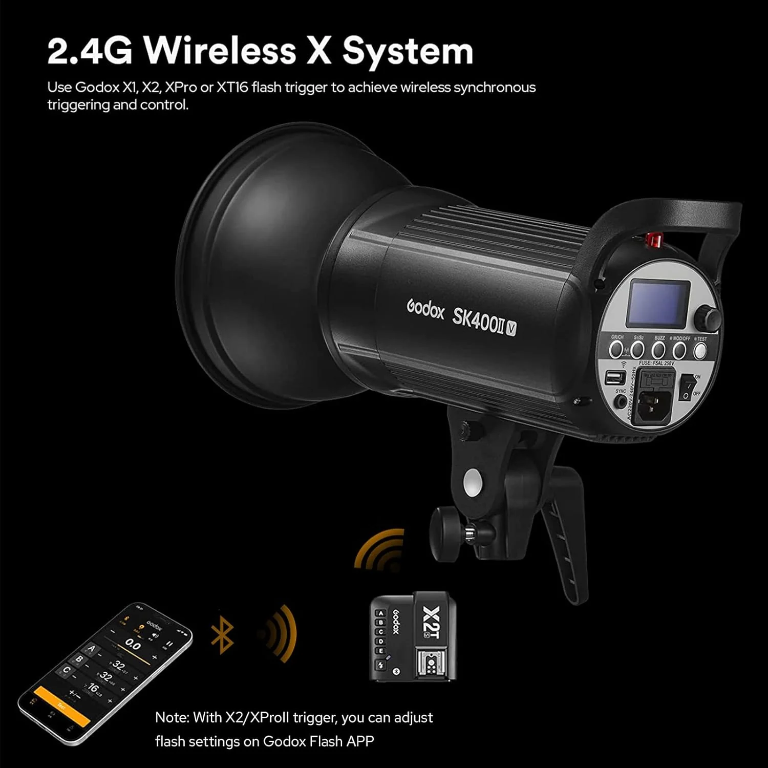 Flash de Estudio Godox SK400II-V 400Ws | Luz LED y Montura Bowens - Image 5