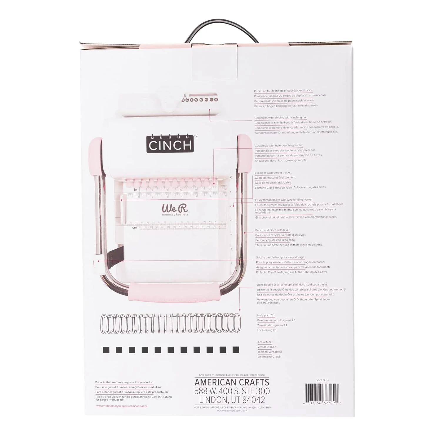 Heidi Swapp Cinch | Máquina de Encuadernación de Agujeros Cuadrados - Image 3