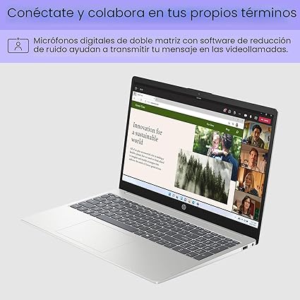 HP Portátil 15-fc0099nr Ryzen 3 7320U 8 GB RAM/SSD de 128 GB - Image 4