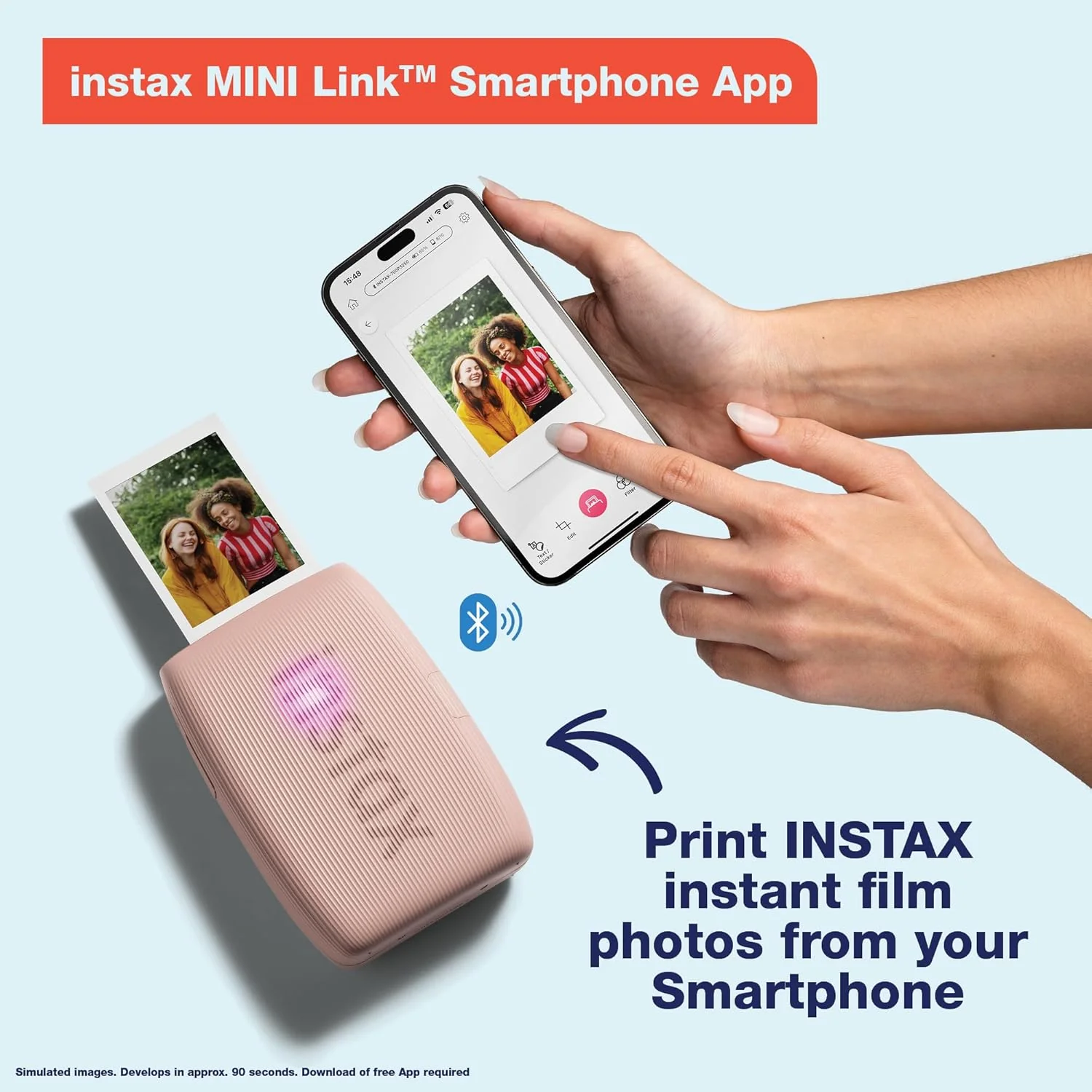 Impresora Fotográfica Fujifilm Instax Mini Link 3 – Imprime desde tu Smartphone con Instax AiR Studio™ y Click to Collage - Image 2