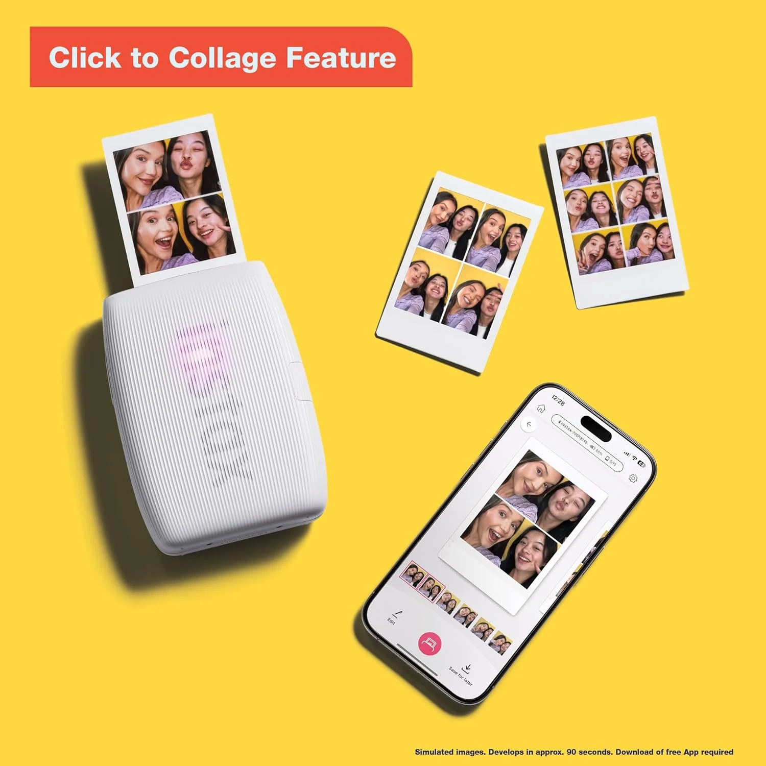 Impresora Fotográfica Fujifilm Instax Mini Link 3 – Imprime desde tu Smartphone con Instax AiR Studio™ y Click to Collage - Image 3