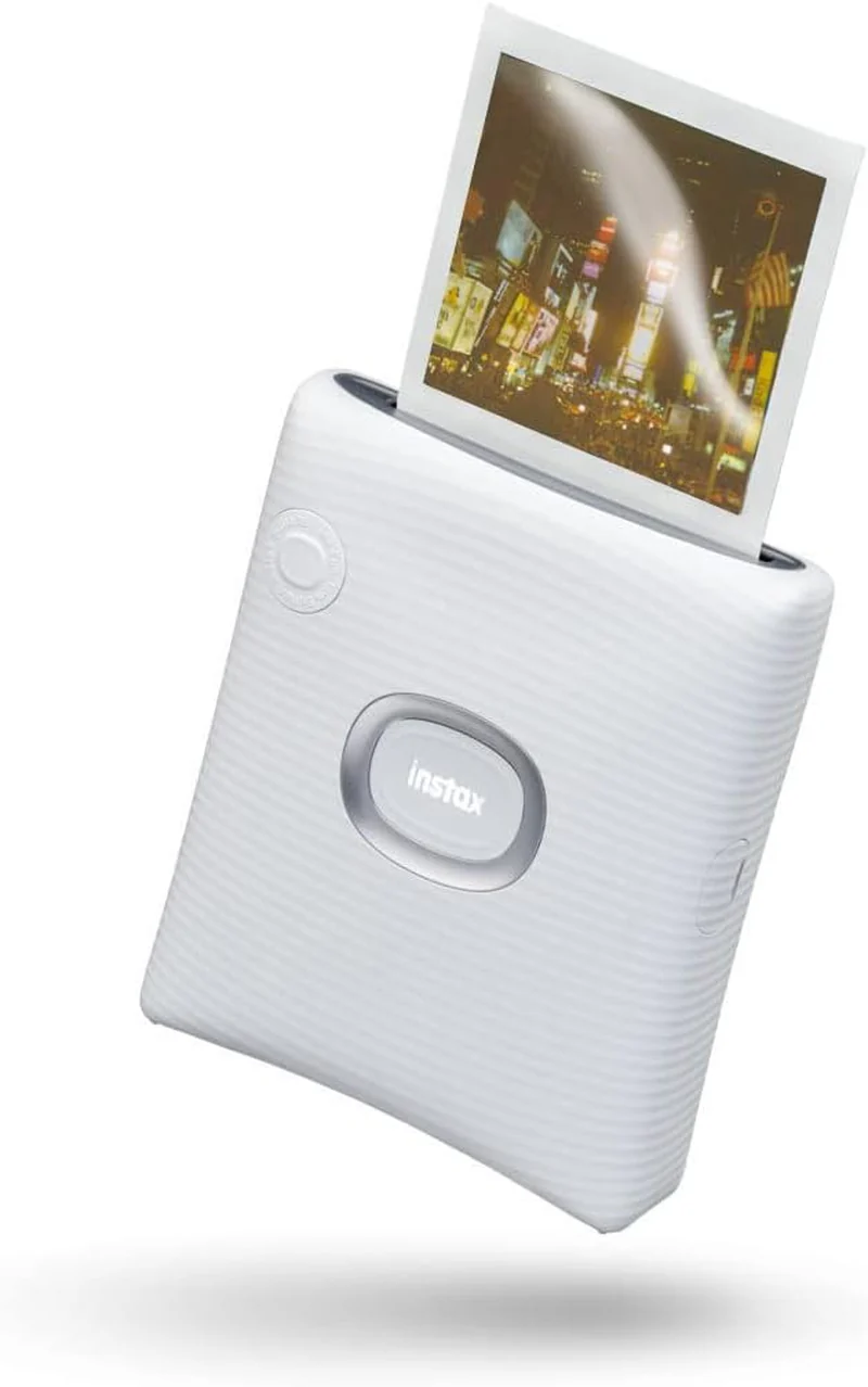 Impresora Fotográfica Fujifilm Instax Square Link – Fotos Cuadradas Bluetooth con Realidad Aumentada y App Instax Connect