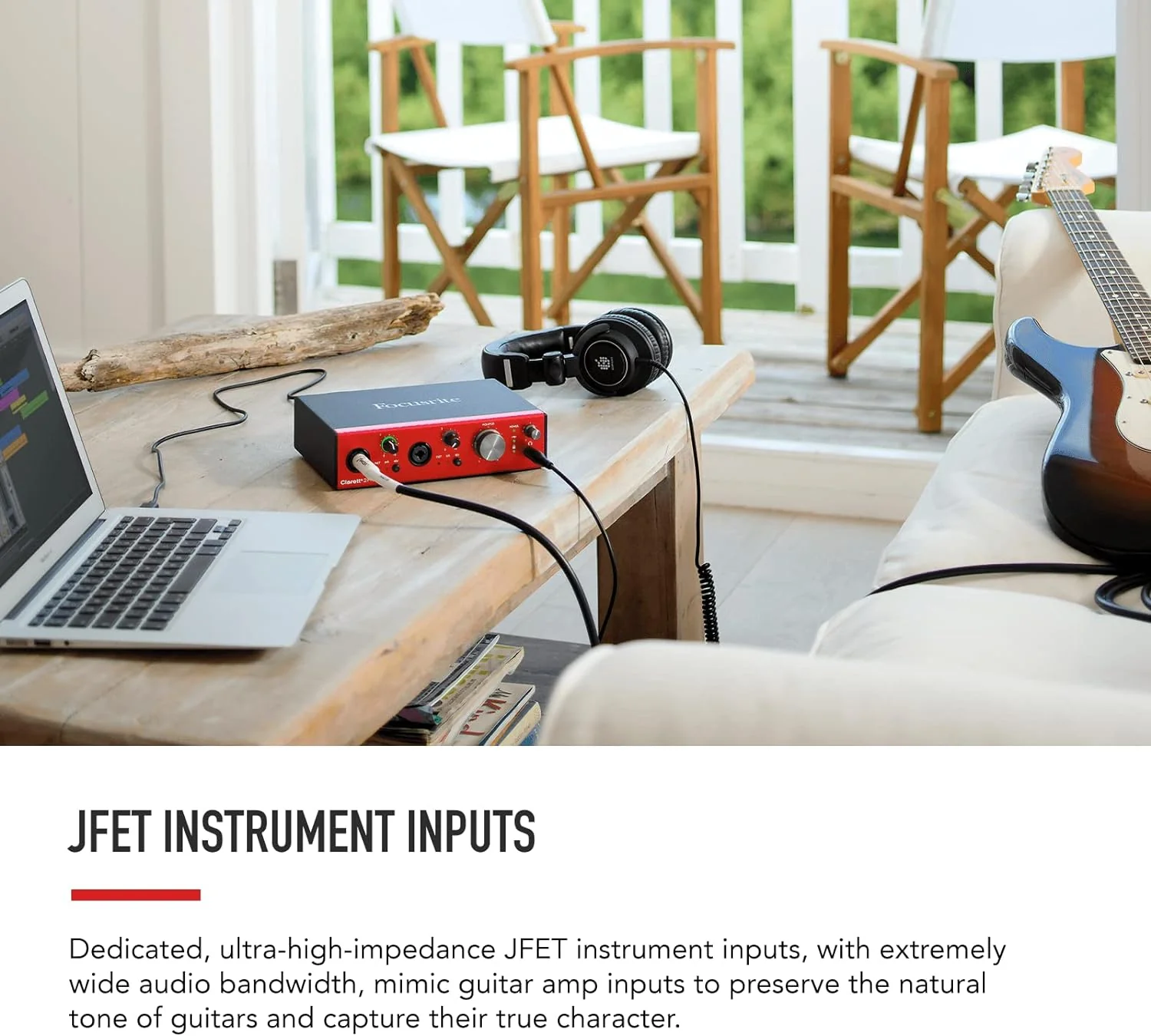 Interfaz de Audio Focusrite Clarett+ 2Pre – USB-C con Preamps Analógicos Air y Expansión ADAT - Image 7