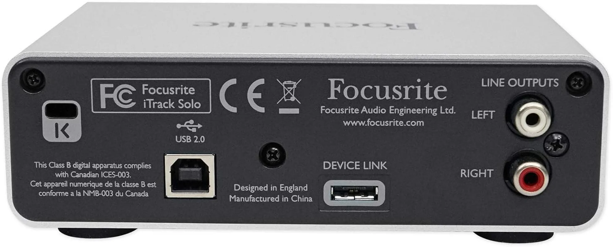 Interfaz de Audio Focusrite iTrack Solo – Compatible con iPad (Lightning), Mac y PC con Preamp Scarlett - Image 4
